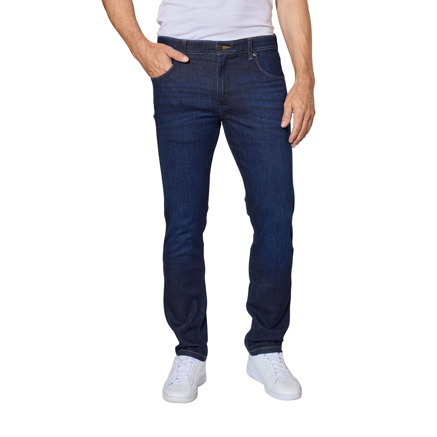Wrangler Herren Jeans Grensboro regular straight Free to stretch