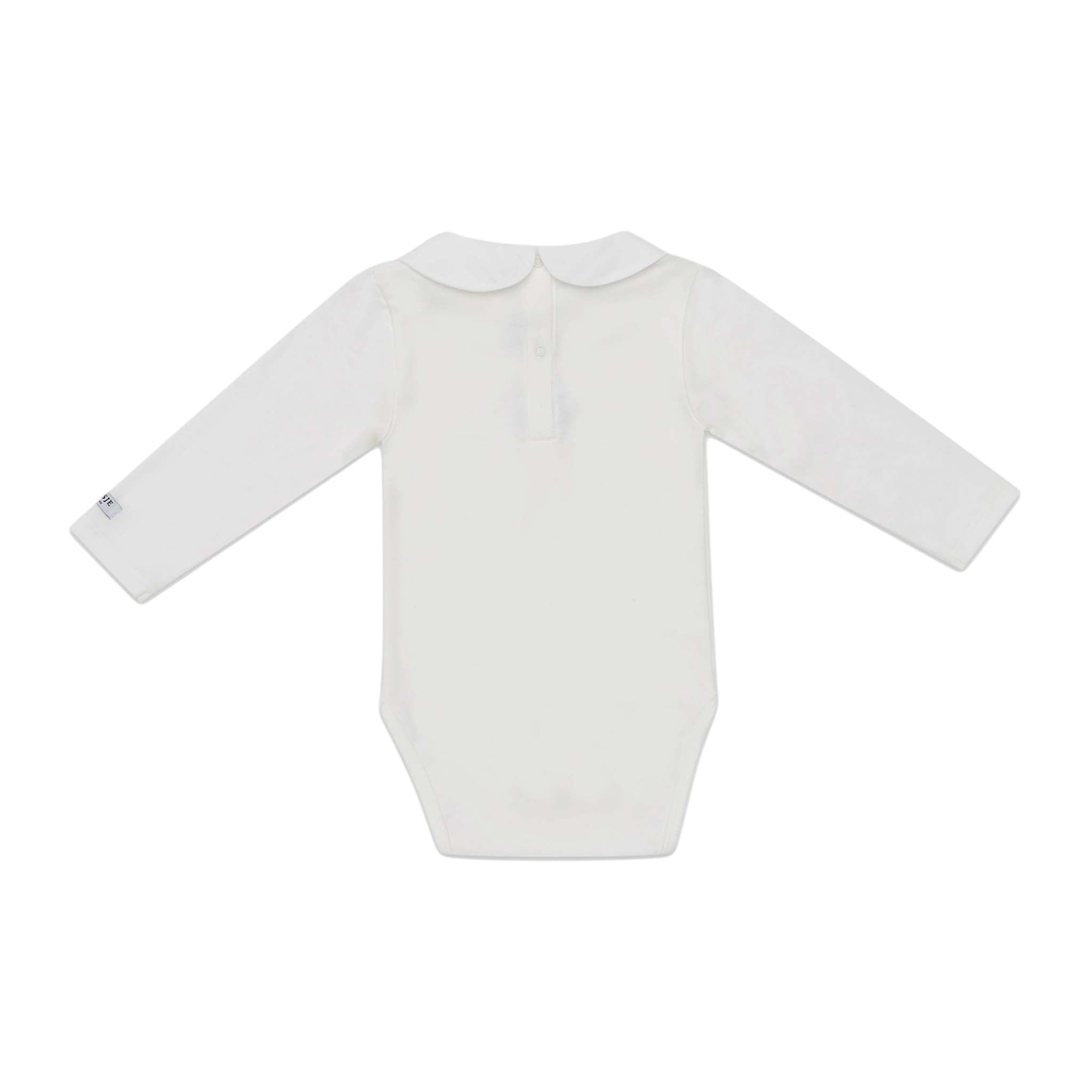 Baby Langarmbody Davo Bear Off White