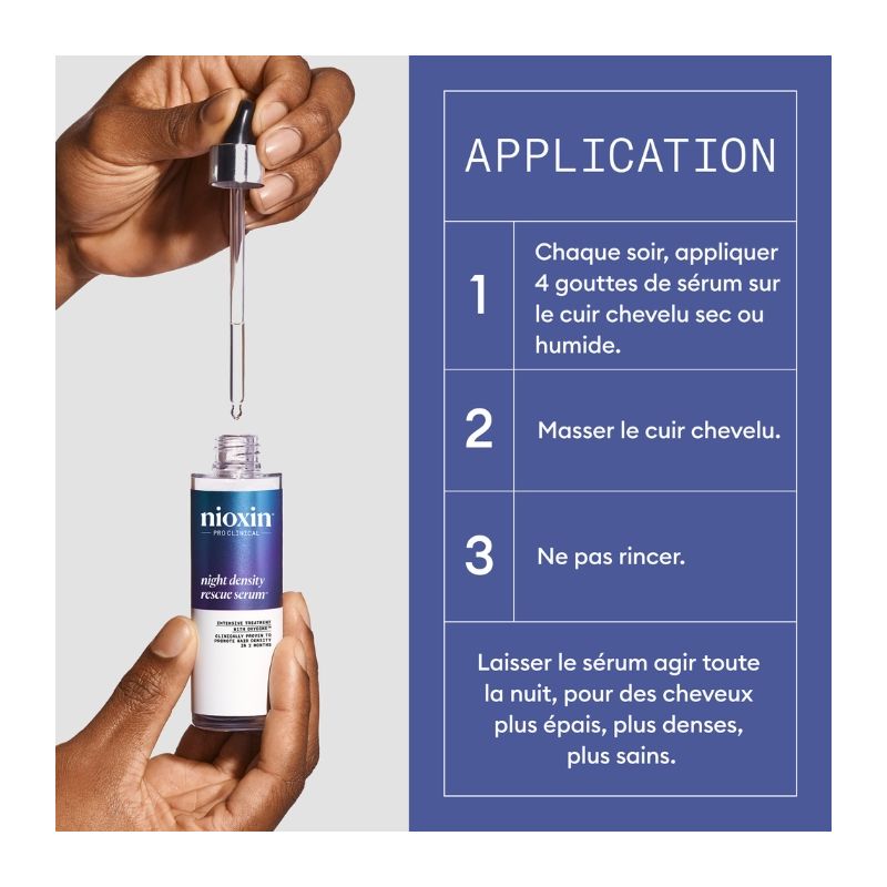 Sérum sos de nuit densifiant Nioxin 70ml