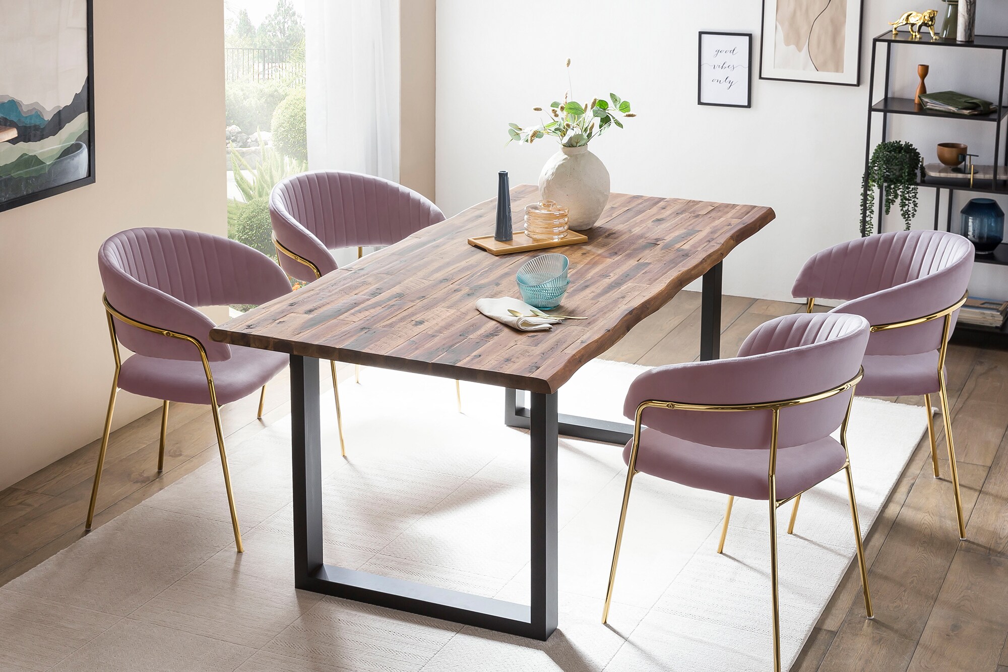 Esstisch 160x90 cm Esszimmertisch Küchentisch Tisch Holztisch