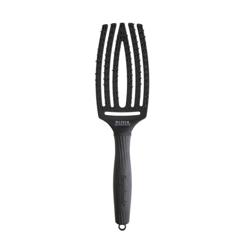 Olivia Garden Fingerbrush Care Iconic Double Pim Média Black