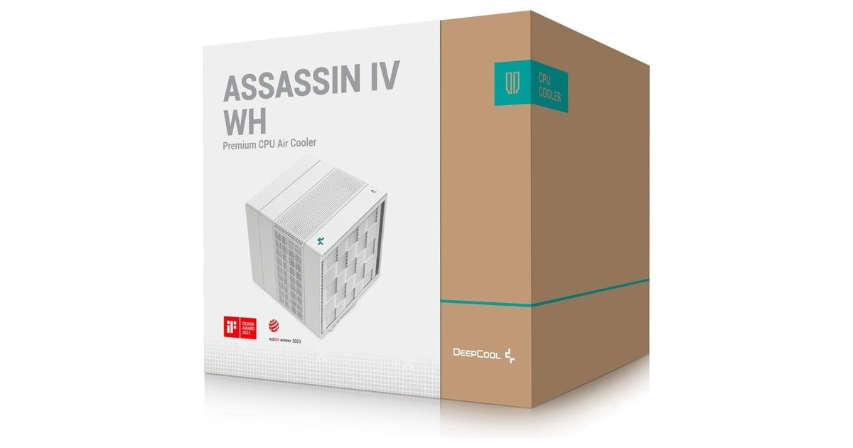 DeepCoolASSASSIN IV CPU-koeler  (Wit, 4-pin PWM fan-connector)