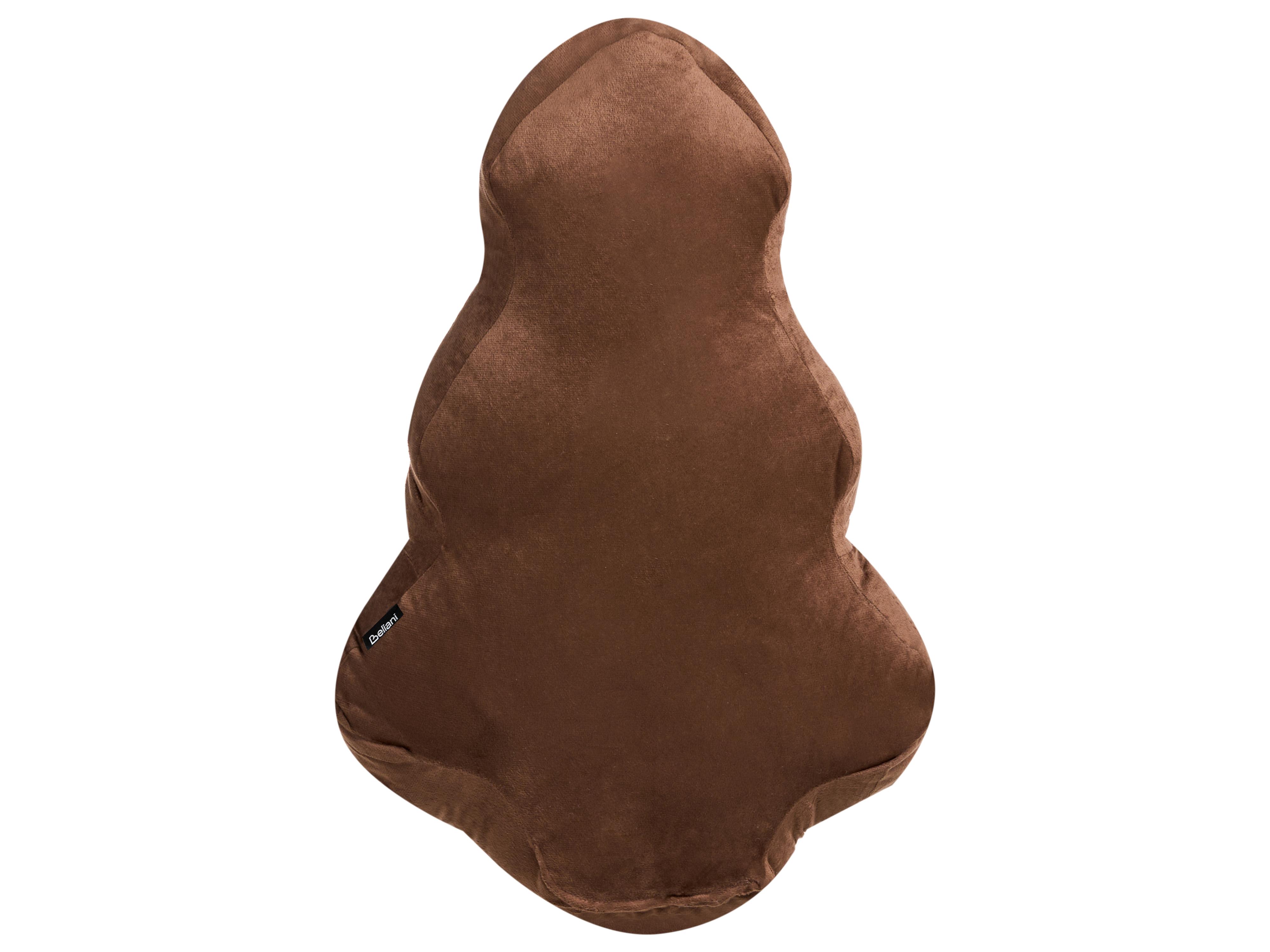 Set van 3 sierkussens JOLLYTRIO Fluweel 35 x 70 cm 40 x 60 cm 40 x 40 cm Bruin kerstmotief