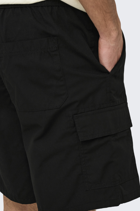 Only & Sons zwarte heren korte broek