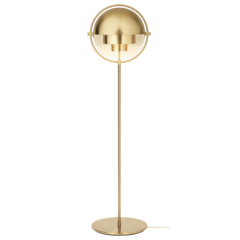 Gubi Multi-Lite vloerlamp messing