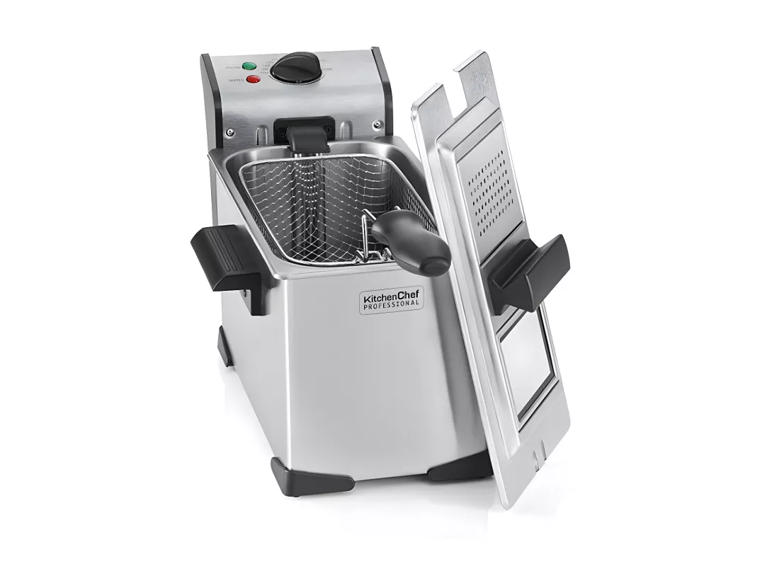 Kitchen Chef Friteuse simple 3.5l 2000w inox - kcpfr35x