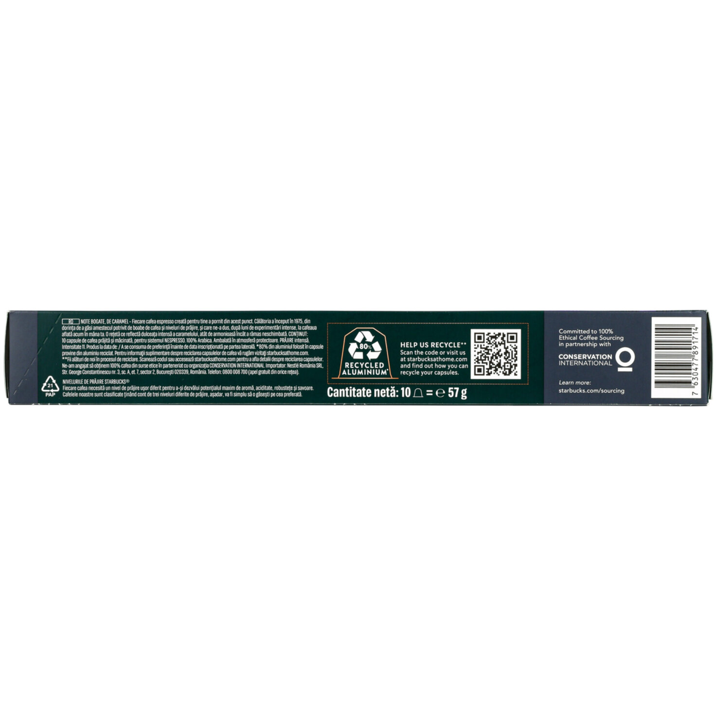 Starbucks Espresso Roast by NESPRESSO Dark Roast, 10 Kapseln