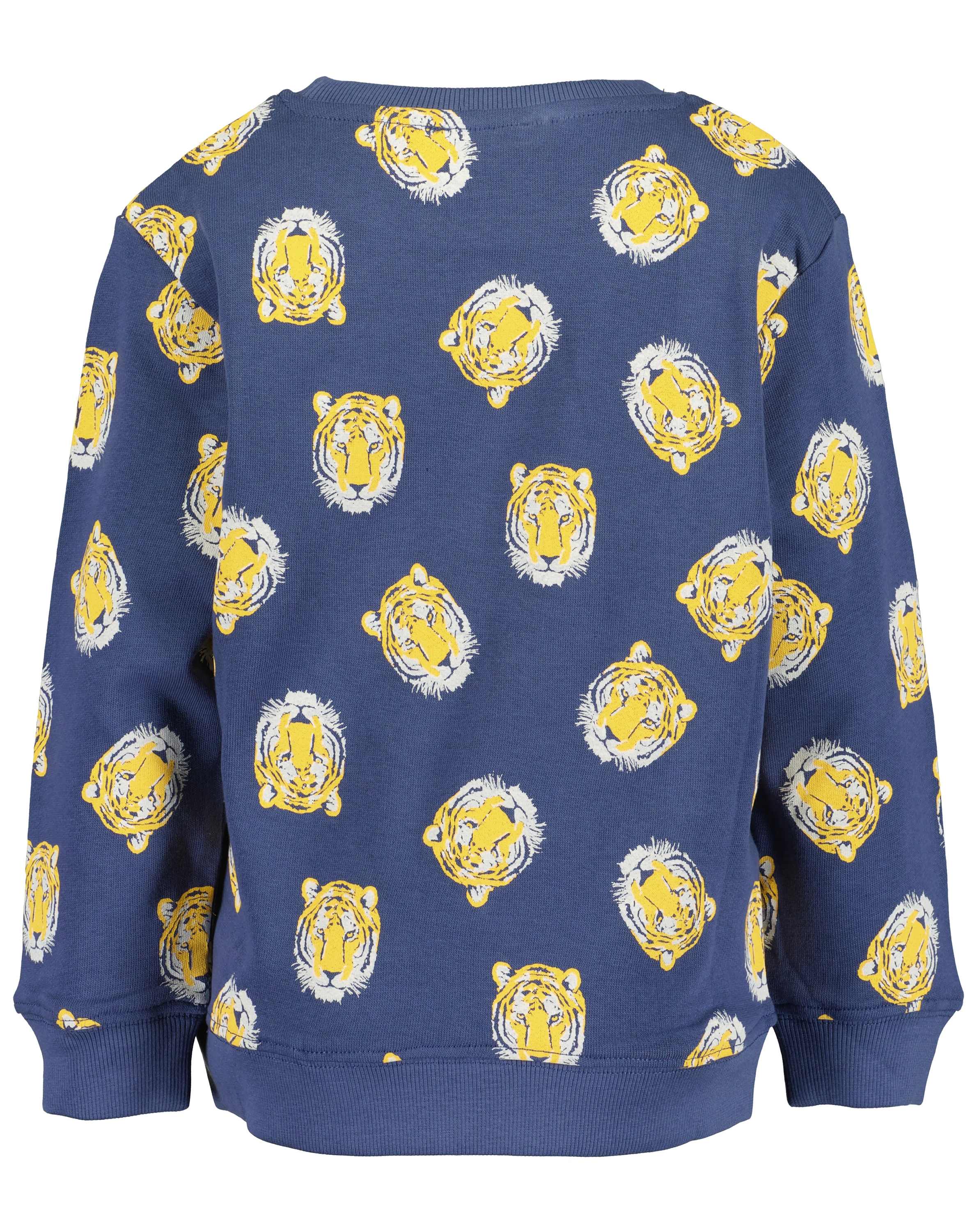 Sweatshirt TIGER AOP in jeansblau