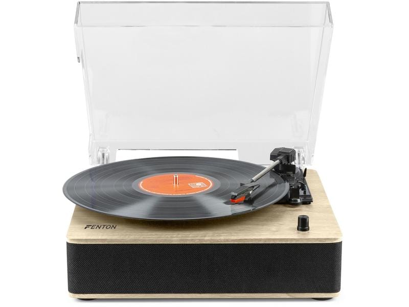Fenton Plattenspieler RP161LW Hellbraun Retroplattenspieler mit Bluetooth