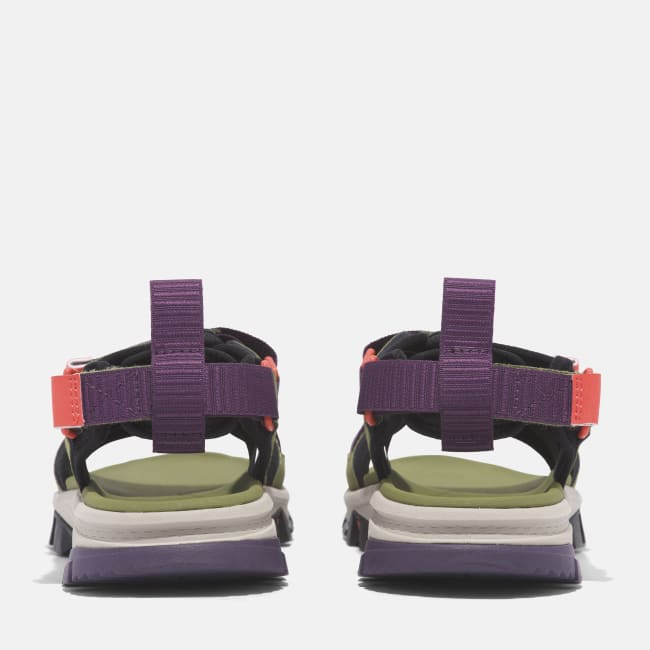 Sandalo a Doppia Fascia Lincoln Peak da Donna in                verde