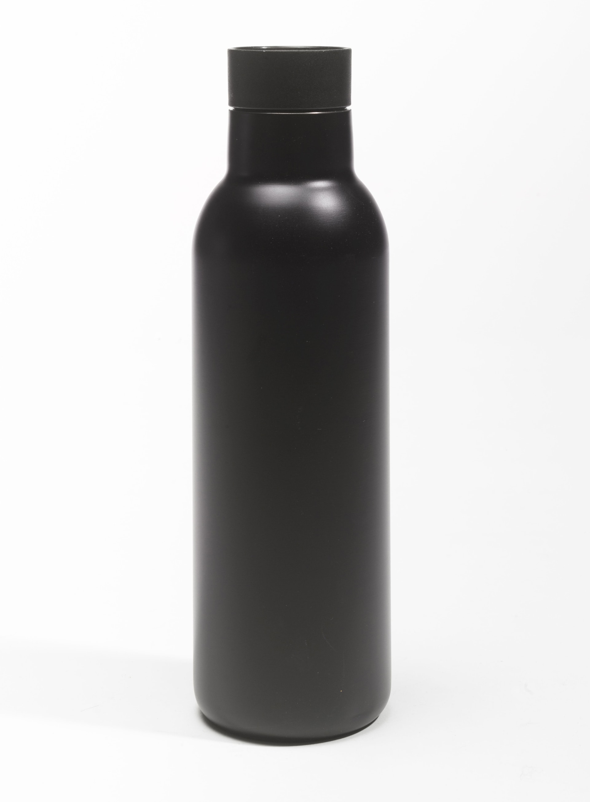 casaNOVA Trinkflasche 23 cm Edelstahl schwarz