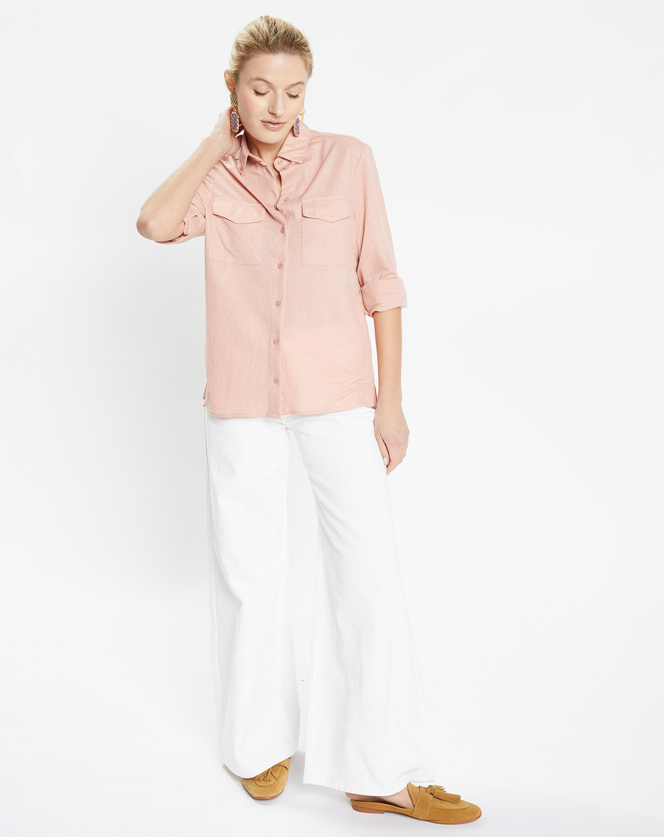 Jodhpur Chemise droite Merlin rose