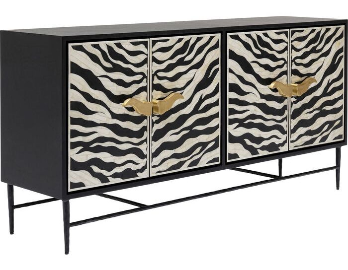Kare Design Zebra 4-Deurs Dressoir