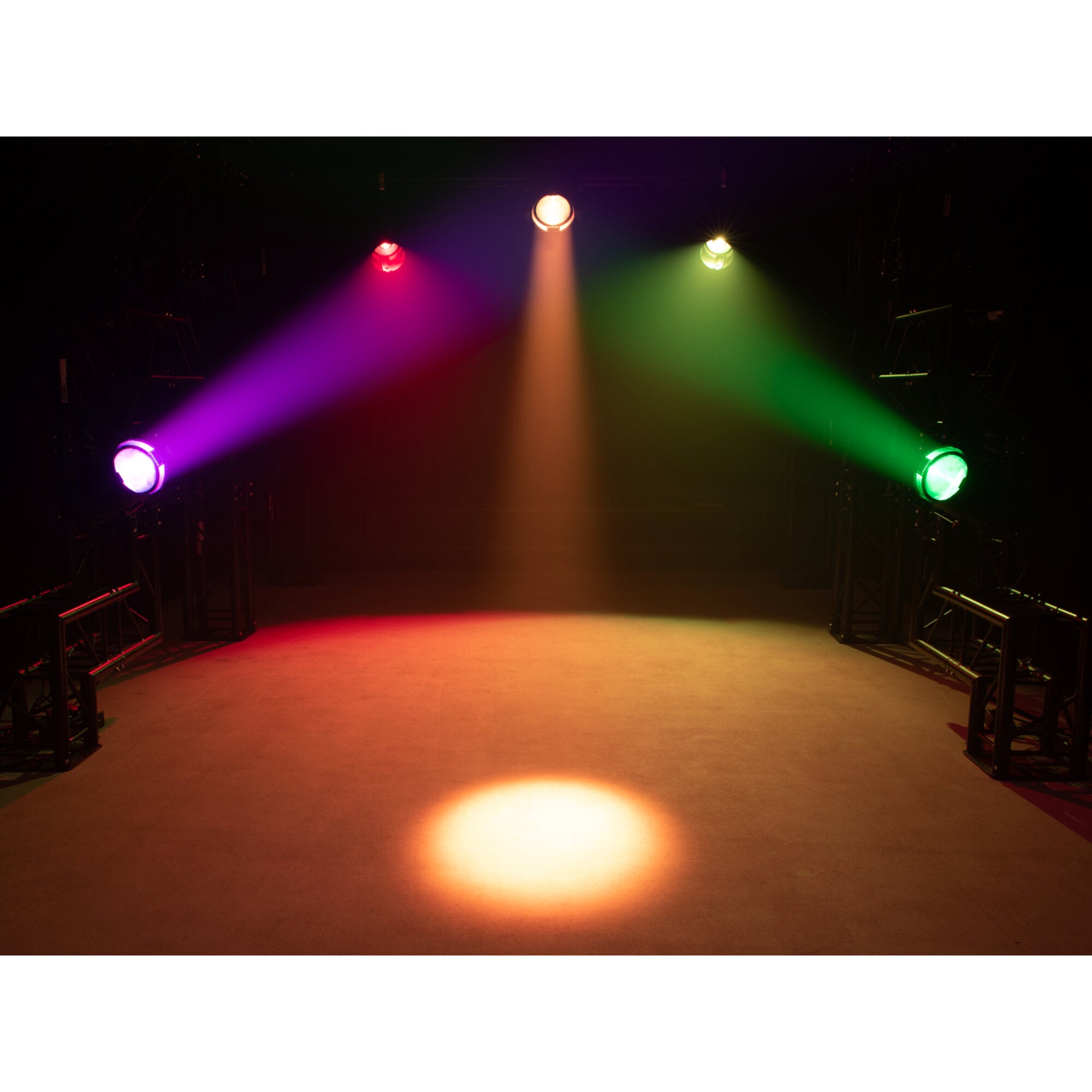 Eurolite LED PAR-64 COB RGBW 120W Zoom bk MK2 theater spot