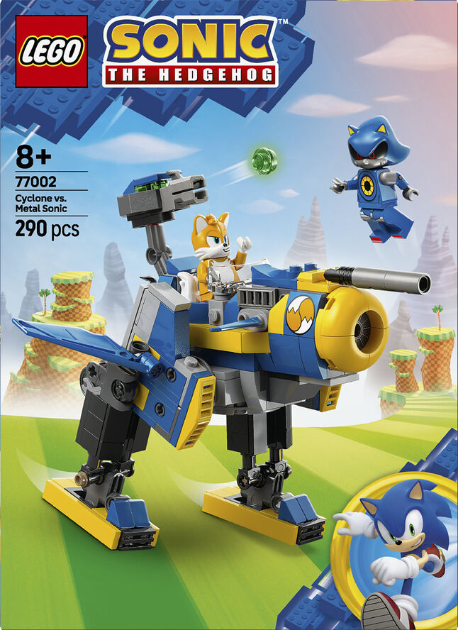 Lego Cyclone mod Metal Sonic 77002