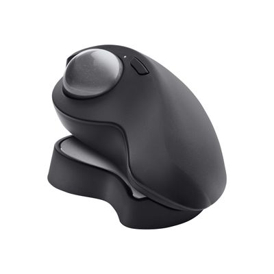 Logitech MX Ergo - souris sans fil ergonomique avec trackball pour droitier - noir