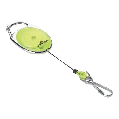 Durable - Enrouleur de badge jaune - 80 cm