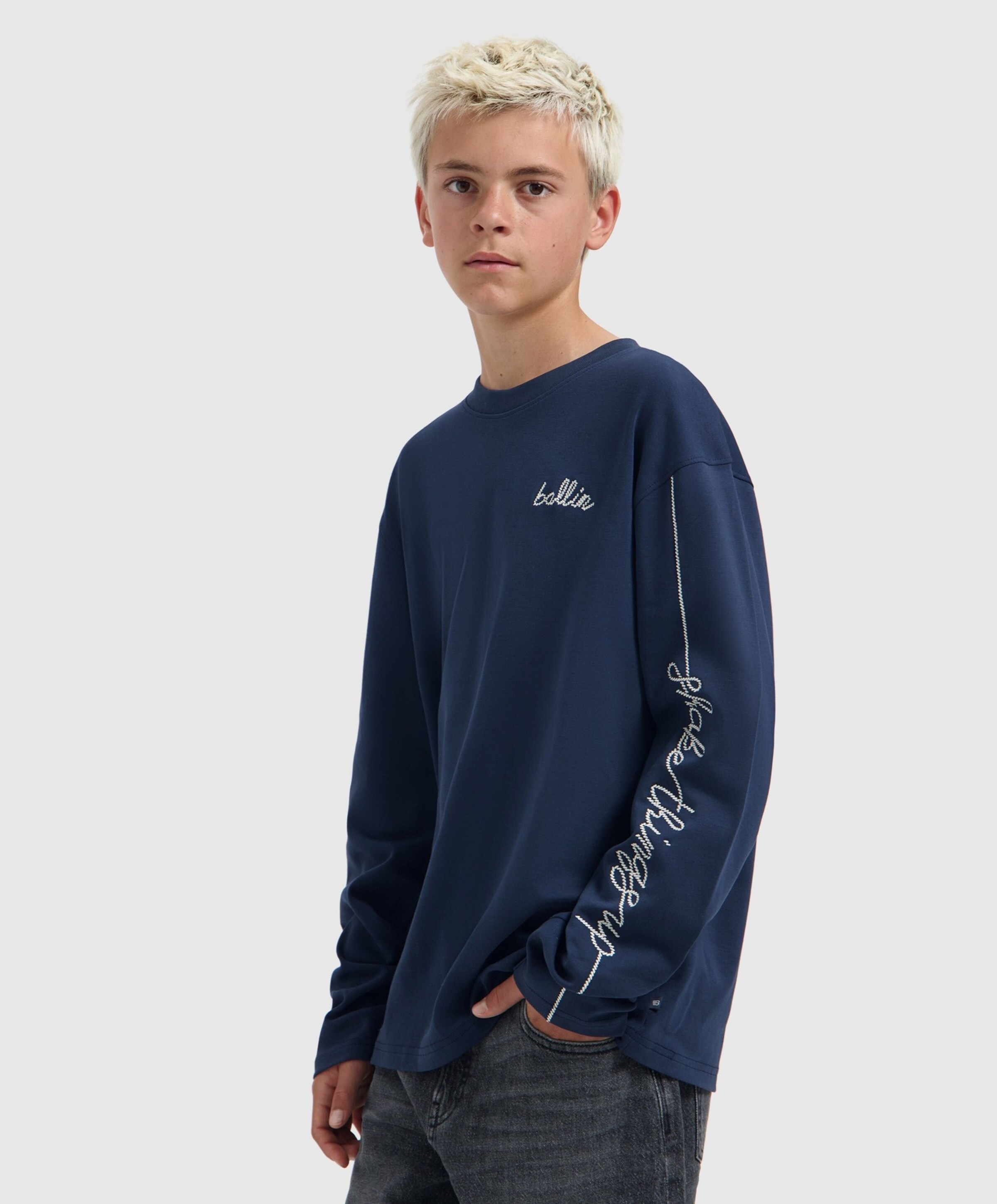 Ballin Jongens longsleeve blauw