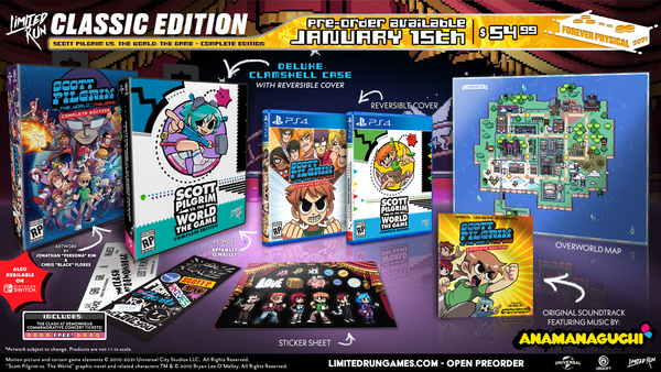 Scott Pilgrim Vs. The World: The Game - Classic Edition (Import)- PlayStation 4
