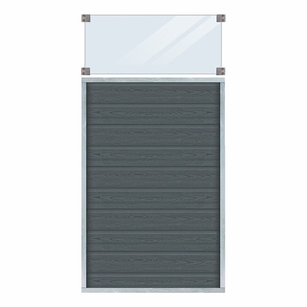 GJERDE PLUS ARTURA KOMPOSITT M/KLARGLASS 90X175CM