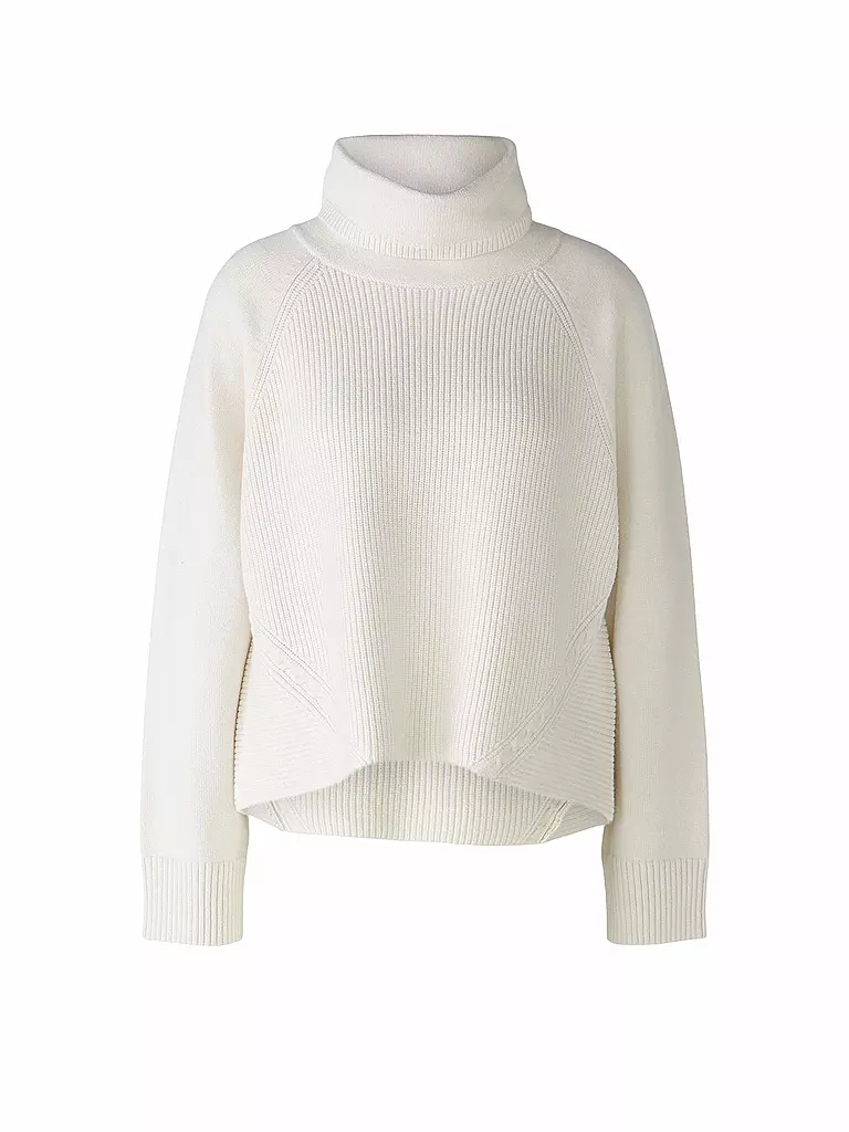 OUÍ Rollkragenpullover creme