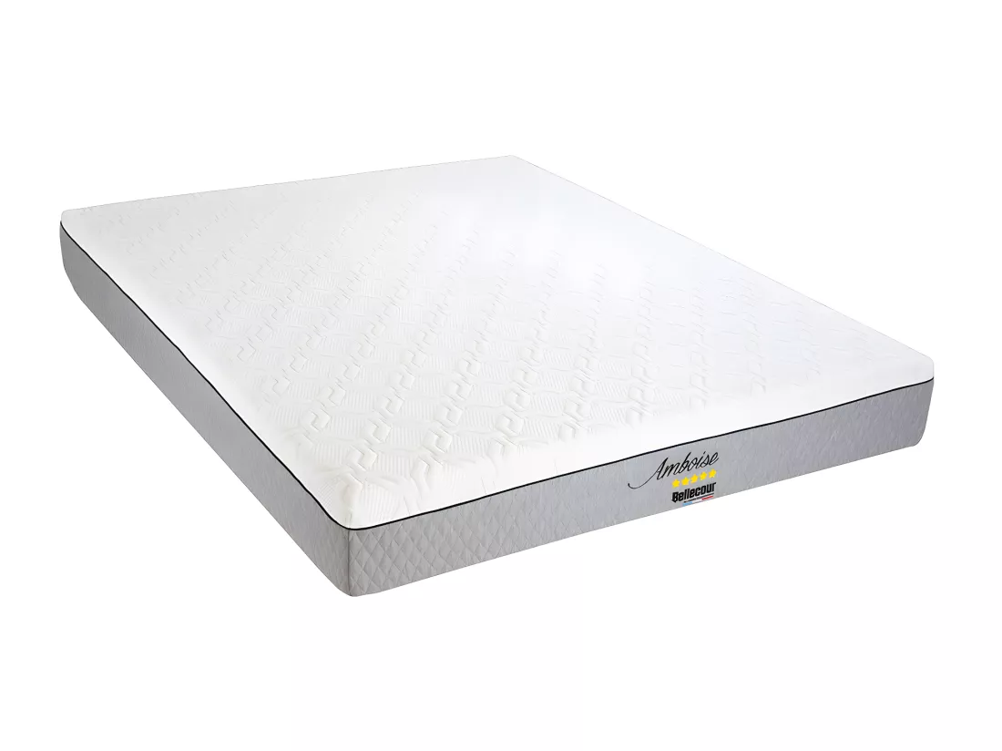 BELLECOUR LITERIE | Matelas AMBOISE 160x200 cm | Mousse avec mémoire de forme