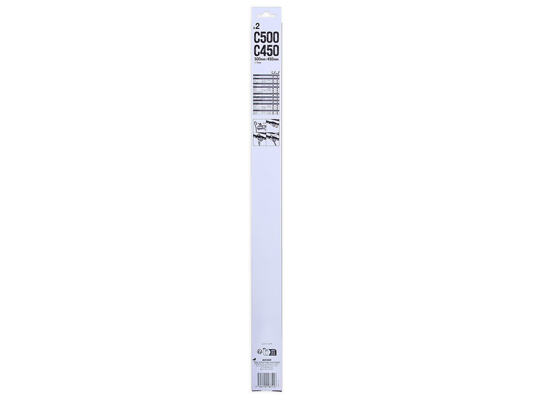ESCOVAS LIMPA PÁRA-BRISAS AUCHAN S1 PACK 2 UNIDADES