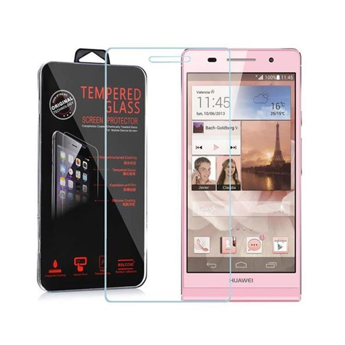 Huawei ASCEND P6 Skjermbeskytter Skärmskydd
