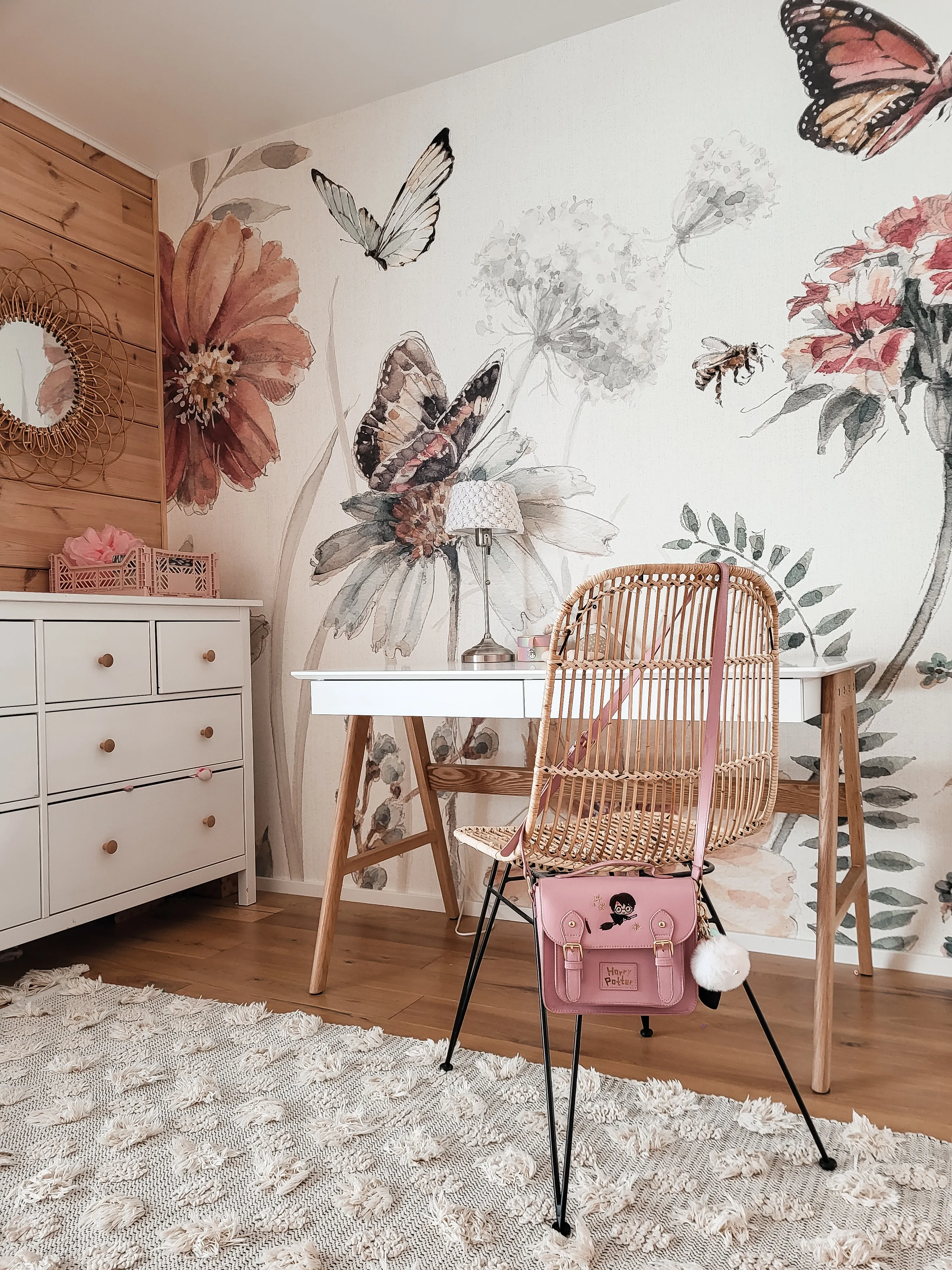 Bureau SHESLAY Wit 120 cm 70 cm met lades