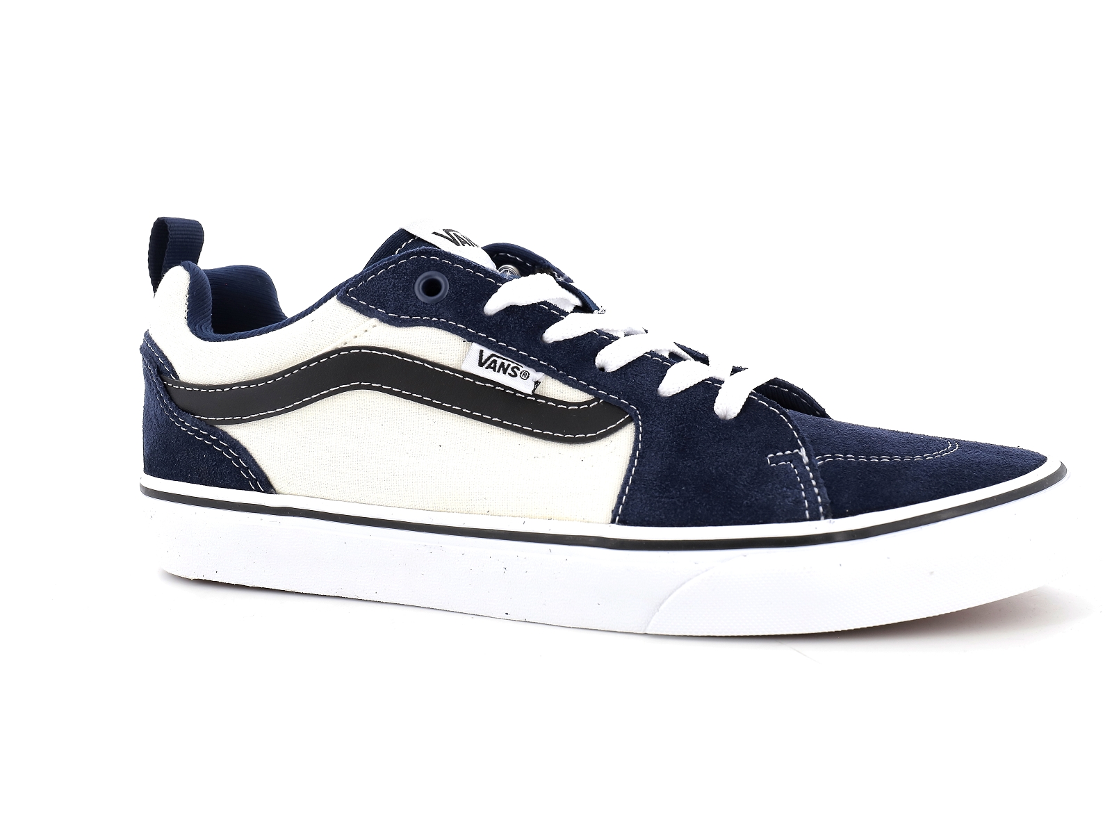 Vans-MN FILMORE RETRO Matières combinées Bleu Beige