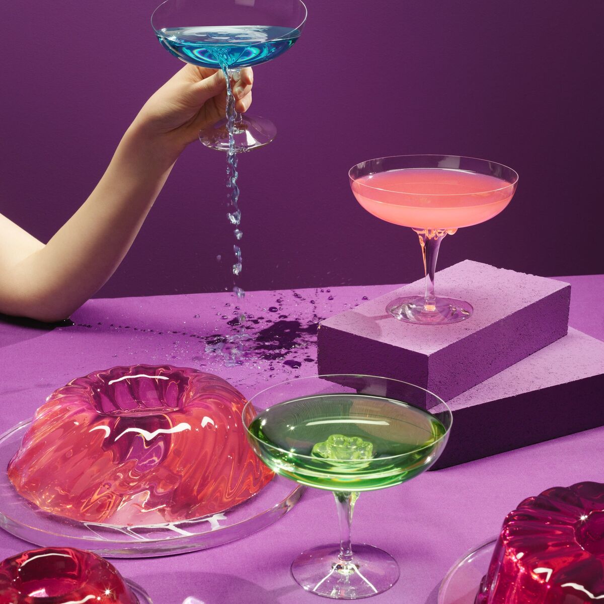 Sugar Dandy Coupe Glass 32 cl Blå