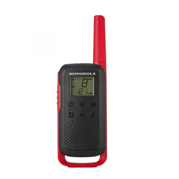 Motorola TLKR T62 Pack 2 Walkie Talkie Red