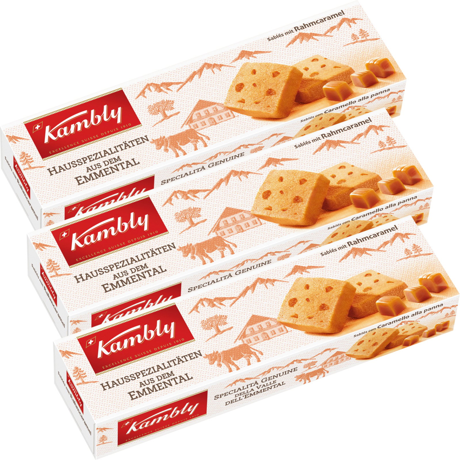 Kambly HSE Sablé mit Rahmtäfeli 3x90g
