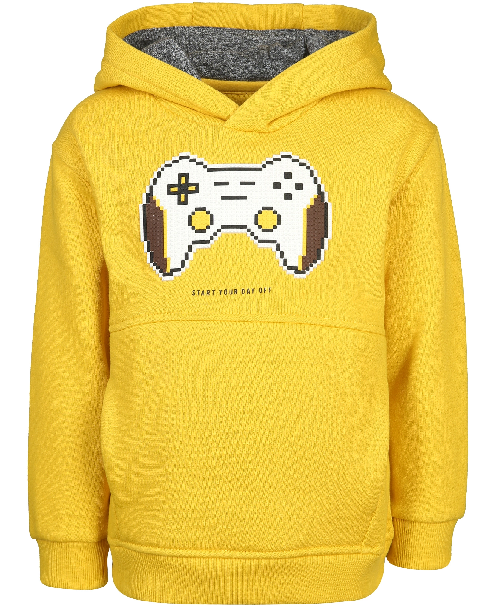 Kapuzen-Sweatshirt GAMES in goldgelb