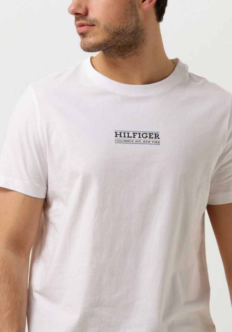 TOMMY HILFIGER witte tommy hilfiger t-shirt small hilfiger tee
