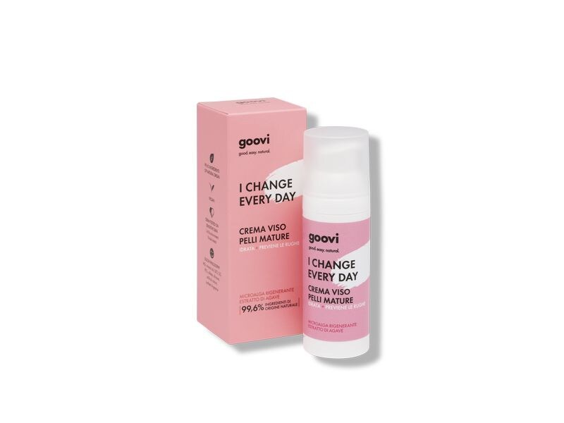 Goovi Gesichtscrème I change every day 50 ml Natürliche Gesichtscreme für reife Haut
