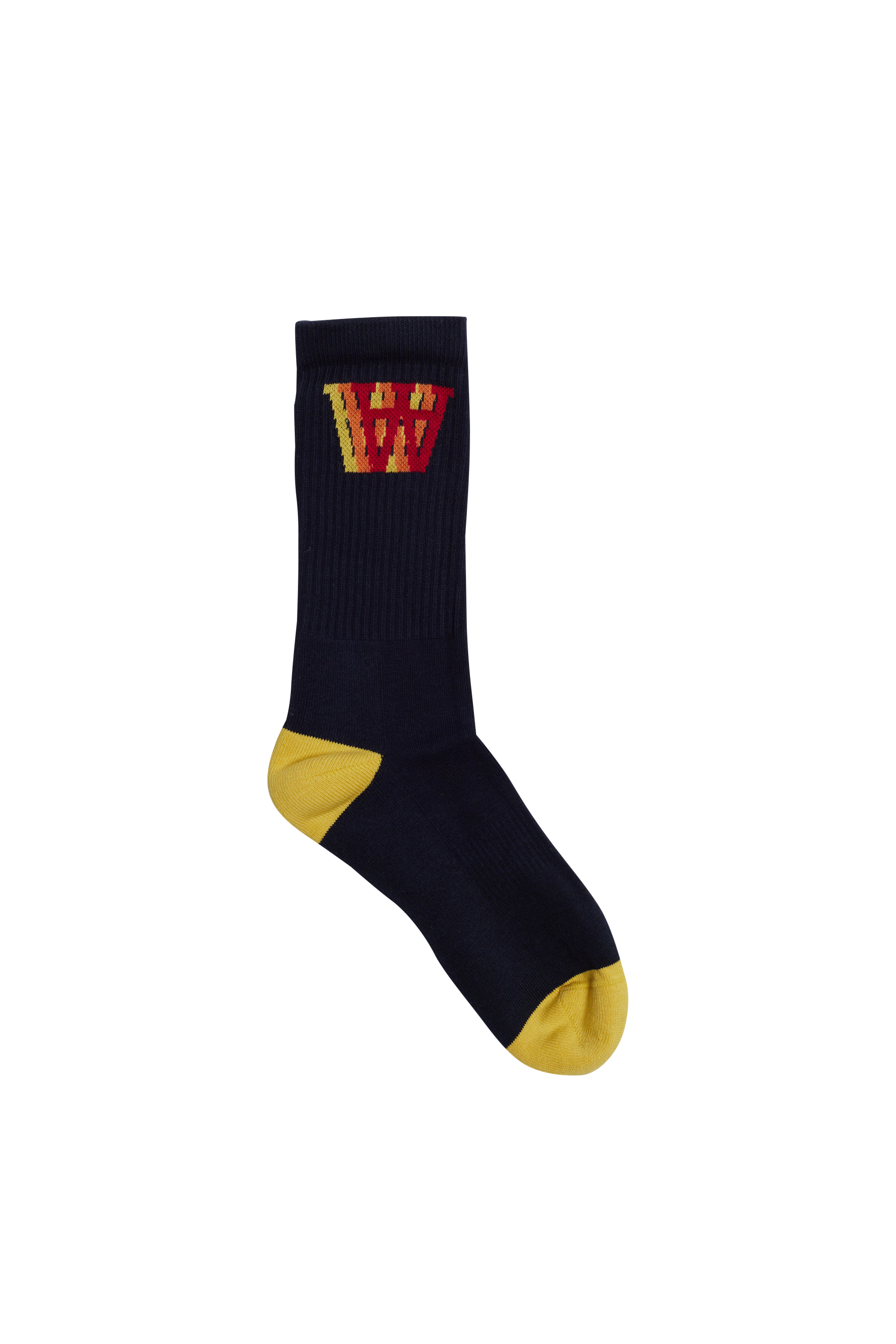 WOOD WOOD Chaussettes Con logo Bleu