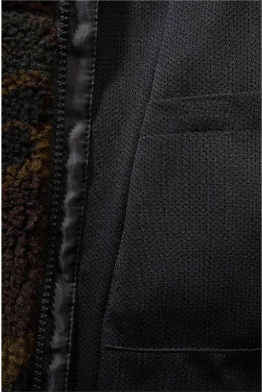 Brandit - Teddyfleece Hood Kinder Jacket - Groen - Fleece - Kids