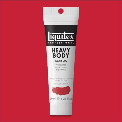 Liquitex - Akrylmaling - Heavy Body - Pyrrole Red 138 ML