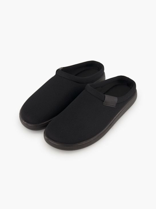 Casa mia Pantoffel Schwarz