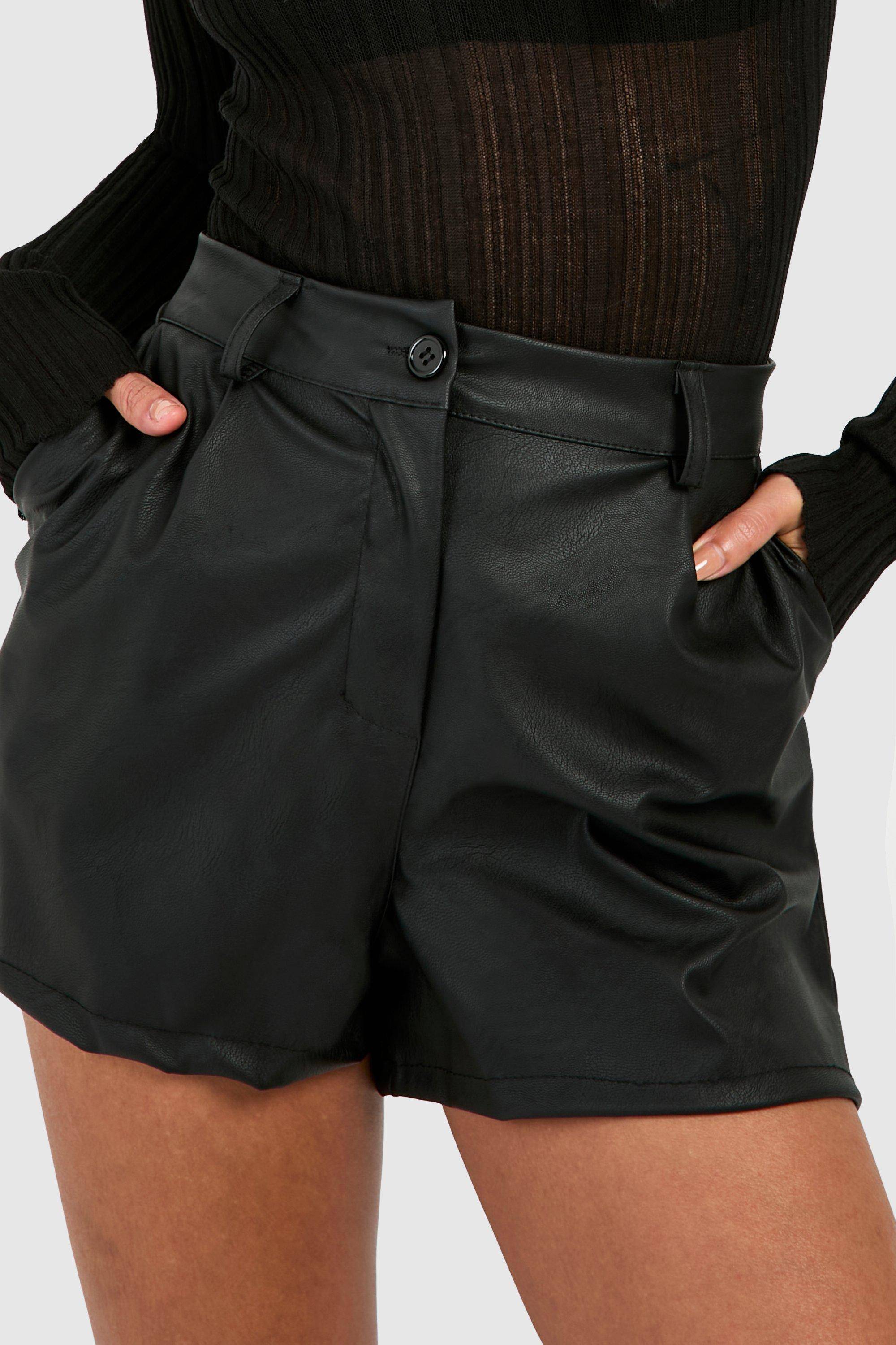boohoo Short taille haute synthétique synthétique