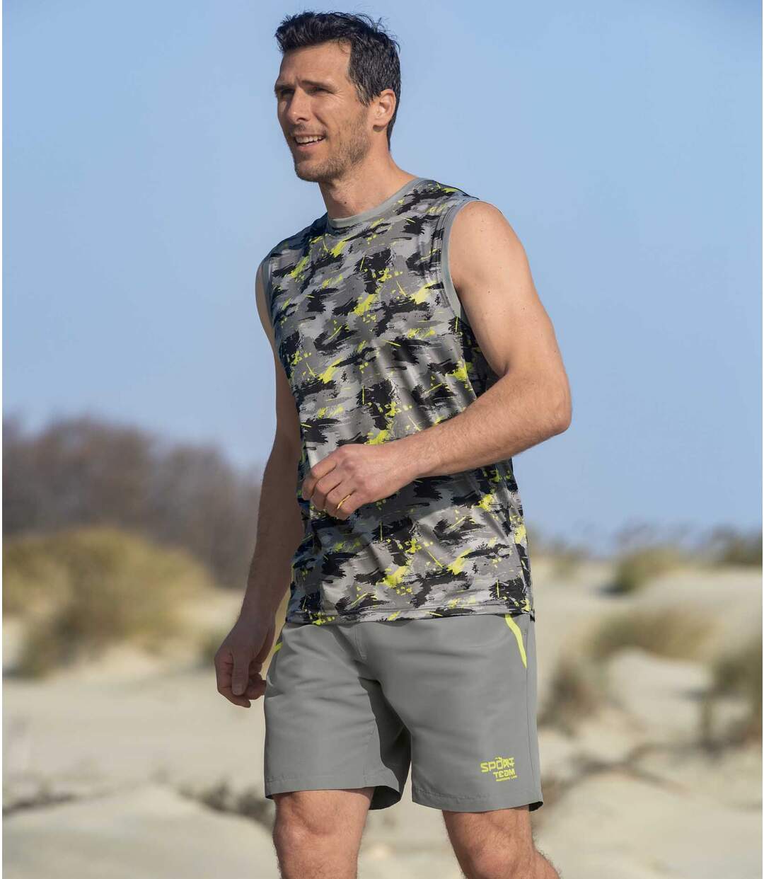Lot de 2 Shorts Microfibre Running Line