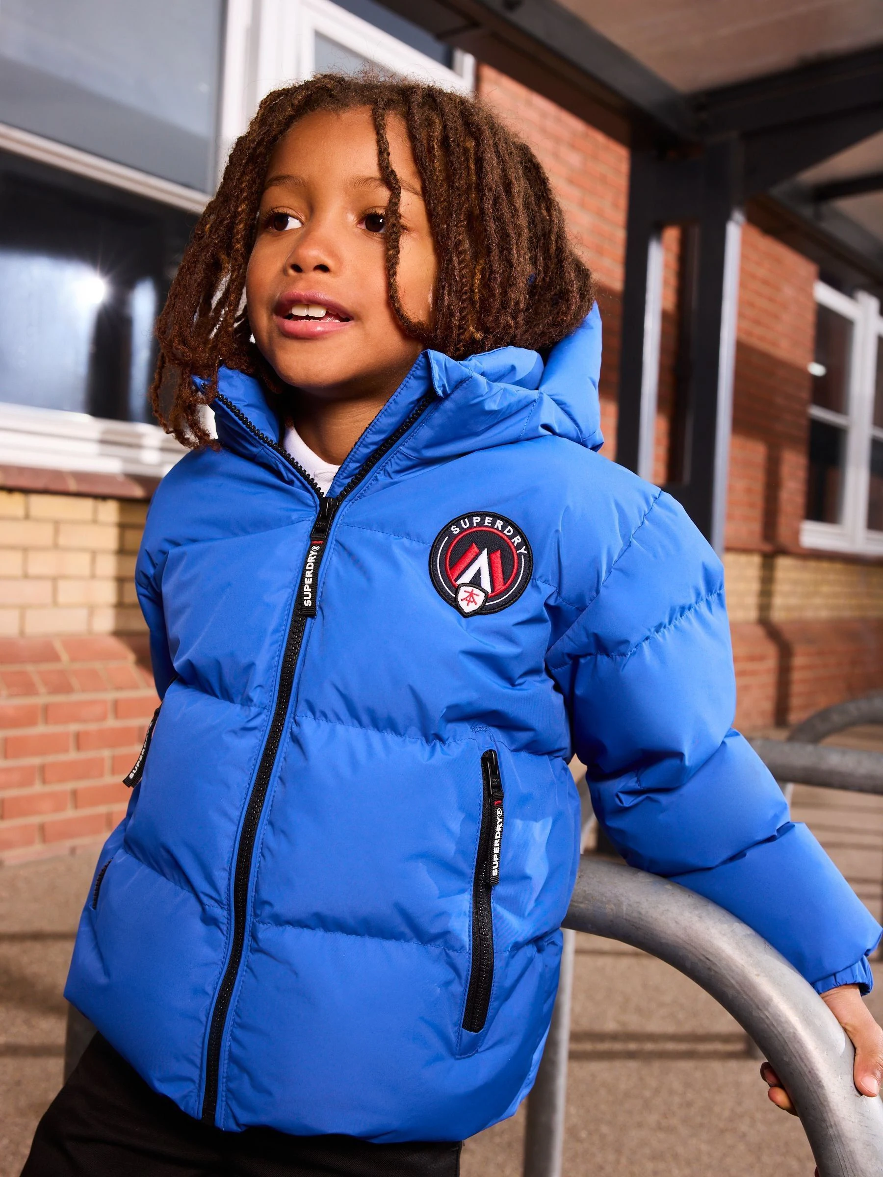 Blauw - Superdry Sports pufferjas