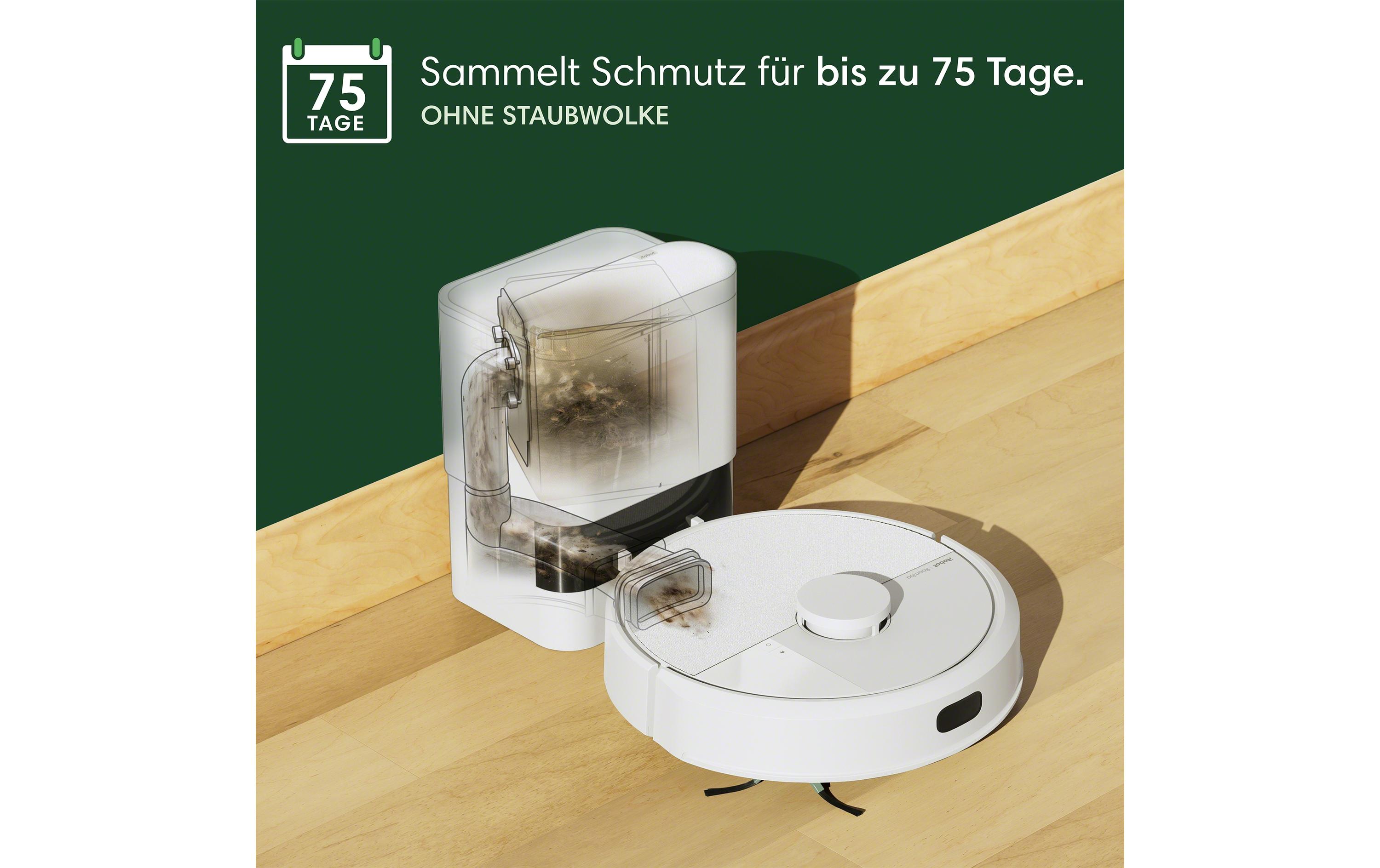 Saug- und Wischroboter Roomba 105 Combo + AutoEmpty Dock<br>Innovativer Reinigungsroboter mit selbstentleerender Dock