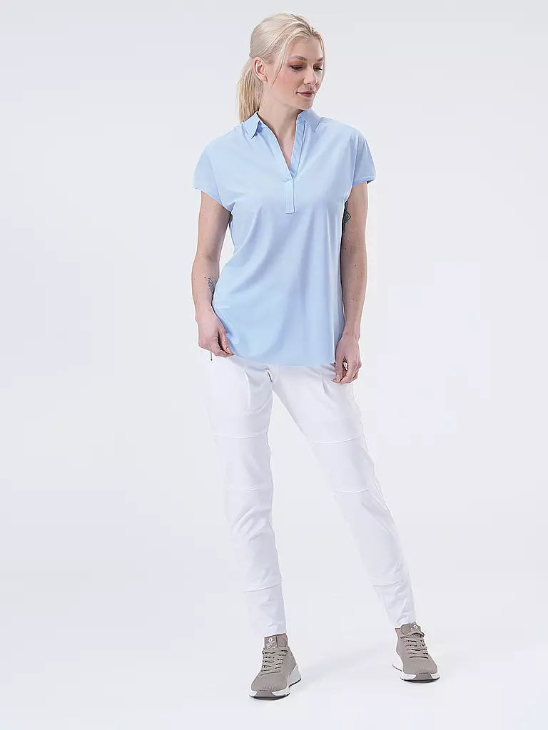 JAPAN TKY Poloshirt KERA hellblau