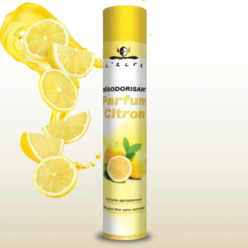 L'ELFE - Désodorisant aérosol citron - 750ml