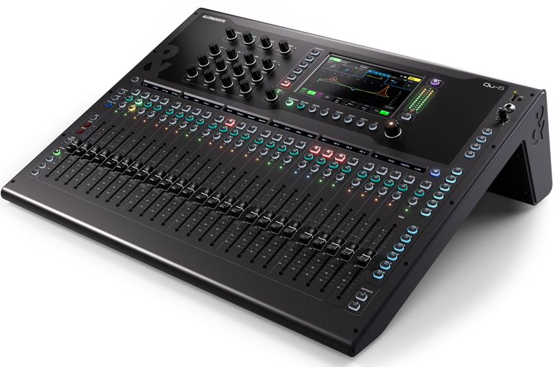 Allen & Heath Qu-6 - Digitale Mixer - 24 XLR/line-ingangen - 16 XLR-uitgangen - 32x32 USB-C audio-interface