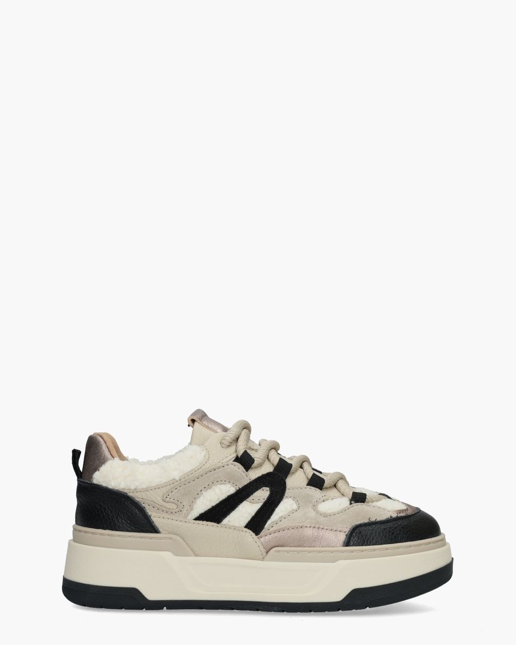 DWRS Label Walton Teddy Beige Damessneakers
