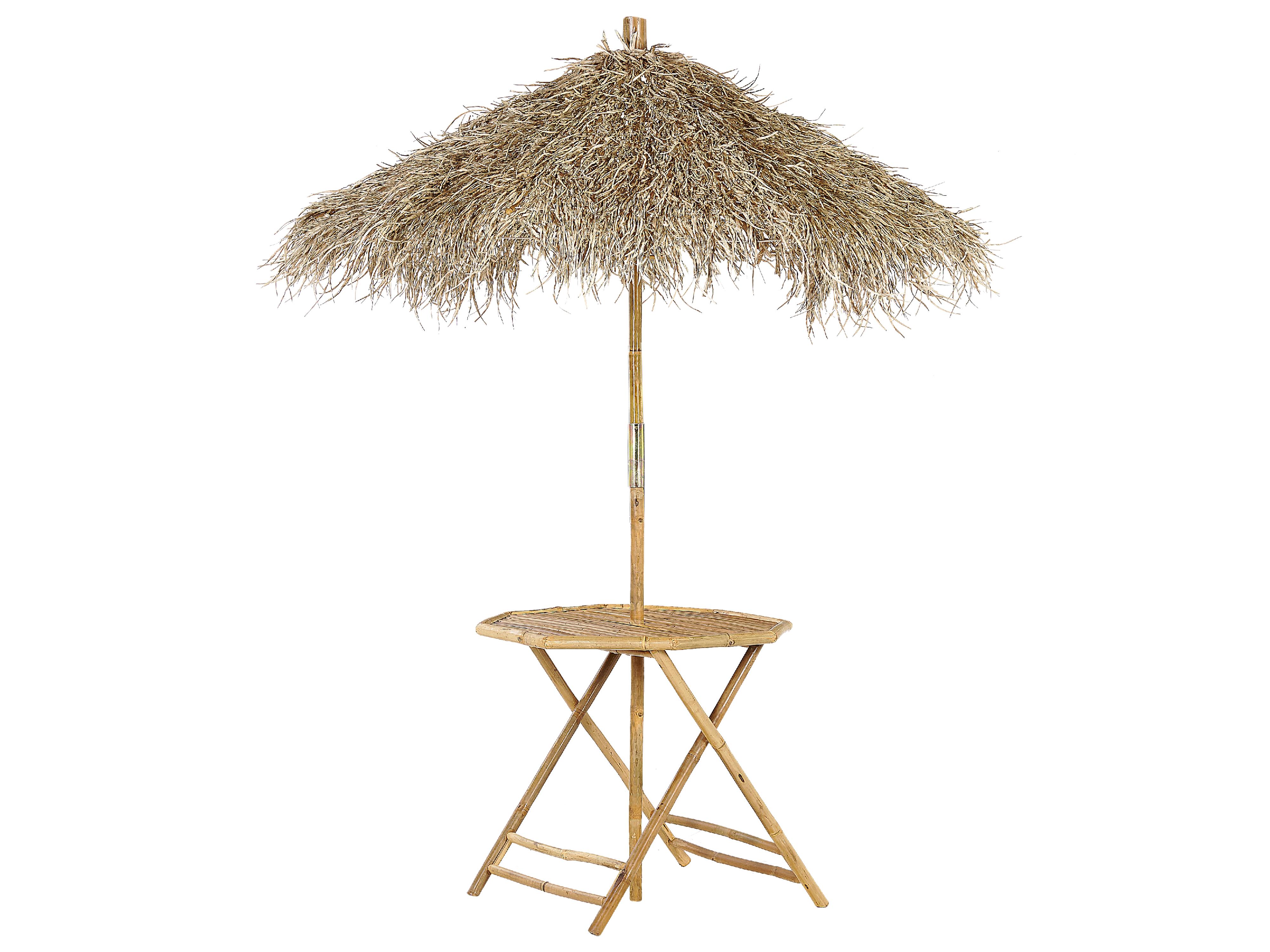 Bistrotafel MOLISE 85 cm 85 cm Bamboehout Lichtbruin