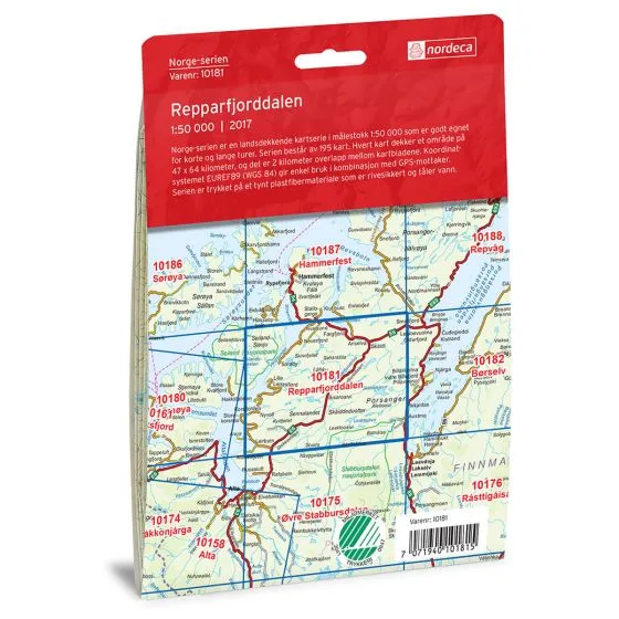 Nordeca REPPARFJORDDALEN Norge-serien